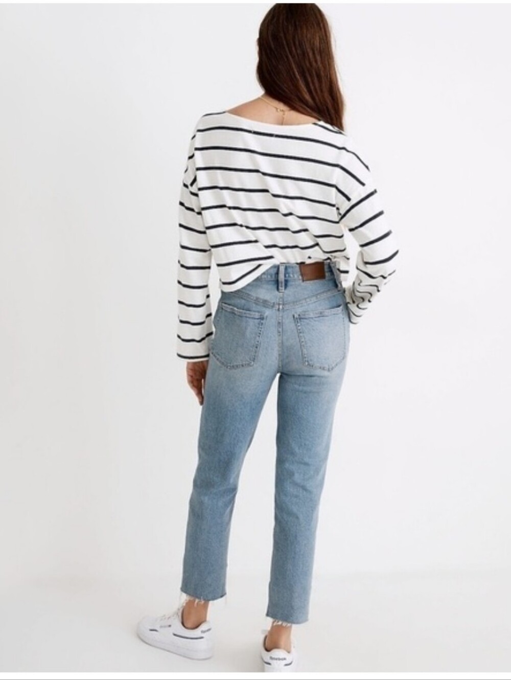 Madewell The Perfect Vintage Jean Light Blue High-Rise Straight Jeans - Picture 12 of 12